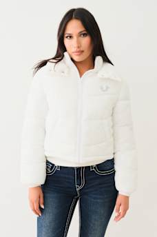 DOUBLE COLLAR PUFFER JACKET, image 3