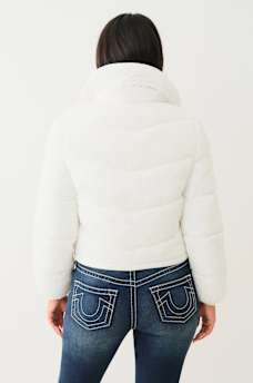DOUBLE COLLAR PUFFER JACKET, image 4