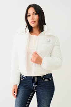 DOUBLE COLLAR PUFFER JACKET, image 1