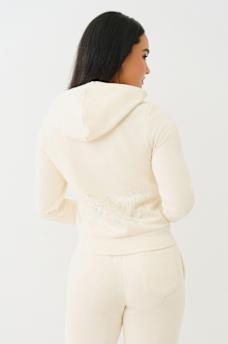 CRYSTAL TRUE ZIP HOODIE