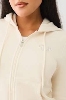 CRYSTAL TRUE ZIP HOODIE