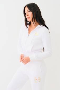 METALLIC WING HORSESHOE ZIP HOODIE, image 2
