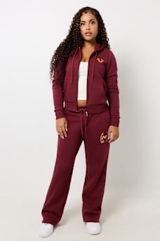 METALLIC WING HORSESHOE ZIP HOODIE, image 4