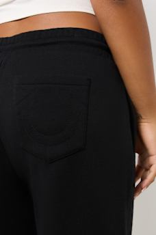 METALLIC WING HORSESHOE STRAIGHT LEG SWEAT PANT, image 5