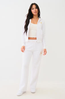 METALLIC WING HORSESHOE STRAIGHT LEG SWEAT PANT, image 3