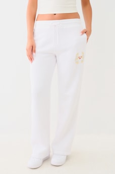 METALLIC WING HORSESHOE STRAIGHT LEG SWEAT PANT, image 4