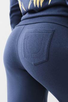 METALLIC WING HORSESHOE STRAIGHT LEG SWEAT PANT, image 4