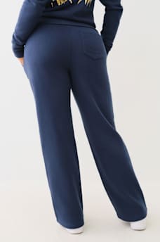 METALLIC WING HORSESHOE STRAIGHT LEG SWEAT PANT, image 5