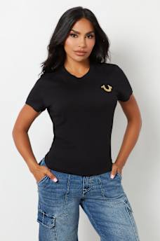 CLASSIC HORSESHOE CREW TEE, image 2