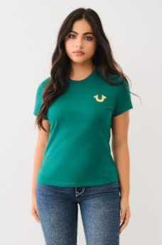 CLASSIC HORSESHOE CREW TEE, image 2