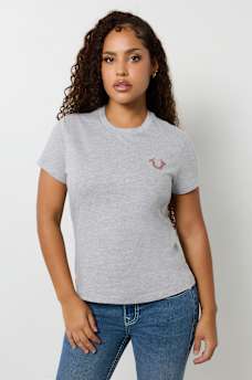 CRYSTAL RETRO WING TEE