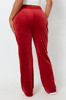VELOUR STRAIGHT LEG SWEAT PANT, image 4