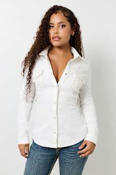 WESTERN DENIM SHIRT, image 1