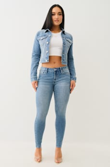 JESSIE CROP TRUCKER JACKET, image 6