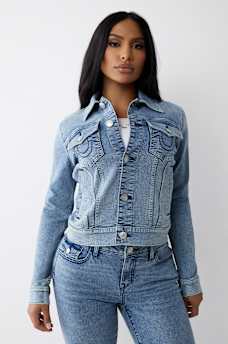 JESSIE TRUCKER DENIM JACKET, image 3