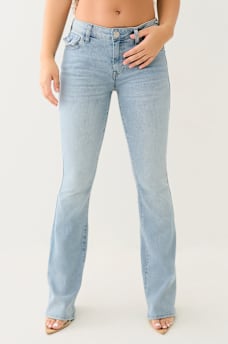 BECCA MID RISE FLAP BOOTCUT JEAN, image 3