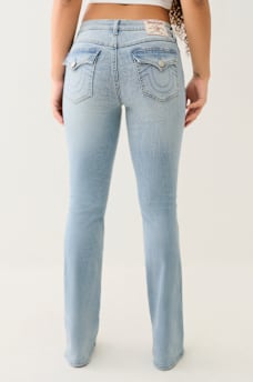 BECCA MID RISE FLAP BOOTCUT JEAN, image 4