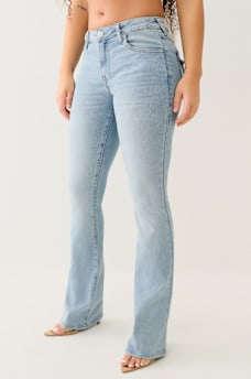BECCA MID RISE FLAP BOOTCUT JEAN, image 5