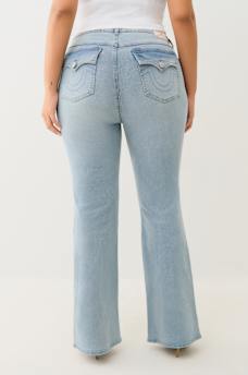 PLUS BECCA MID RISE FLAP BOOTCUT JEAN, image 4