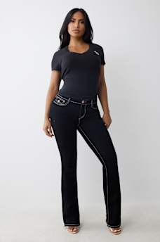 BECCA MID RISE BOOTCUT JEAN, image 2