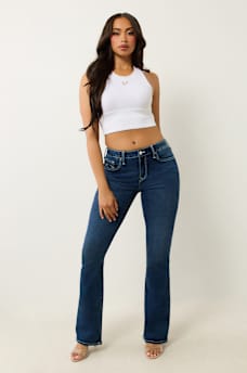BECCA MID RISE BOOTCUT JEAN, image 2