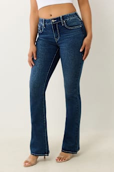 BECCA MID RISE BOOTCUT JEAN, image 3