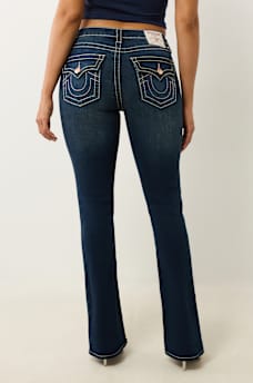 BECCA MID RISE BIG T BOOTCUT JEAN, image 5