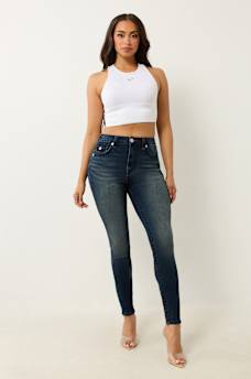 HALLE HIGH RISE BIG T SUPER SKINNY JEAN, image 2