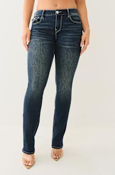 BILLIE MID RISE FLAP STRAIGHT JEAN, image 1