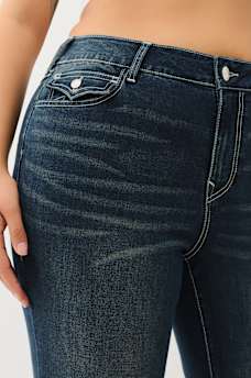 JEANS RECTOS BILLIE TALLA PLUS DE TIRO ALTO CON SOLAPAS
