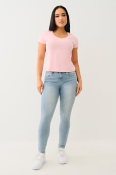 HALLE HIGH RISE SUPER SKINNY JEAN, image 2