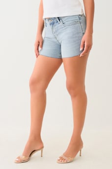 JAYDE MID RISE RAW HEM SHORT, image 3