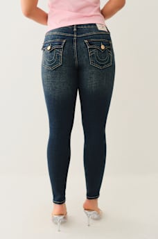 JENNIE MID RISE FLAP CURVY SKINNY JEAN, image 5