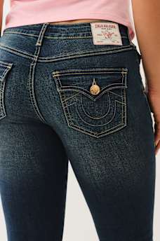 JENNIE MID RISE FLAP CURVY SKINNY JEAN, image 1
