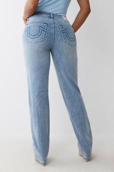 SARAH HIGH RISE STRAIGHT JEAN, image 6