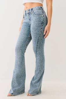 JOEY MID RISE BIG T FLARE JEAN, image 3