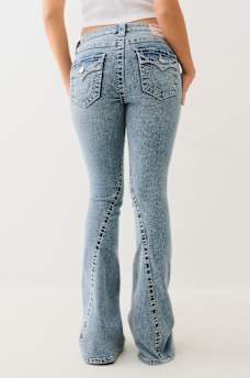 JOEY MID RISE BIG T FLARE JEAN, image 4