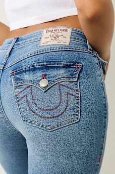 JOEY MID RISE FLAP FLARE JEAN, image 5