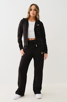 CRYSTAL HORSESHOE ZIP HOODIE, image 4