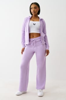 CRYSTAL HORSESHOE ZIP HOODIE, image 3