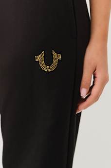 CRYSTAL HORSESHOE STRAIGHT LEG SWEAT PANT, image 5