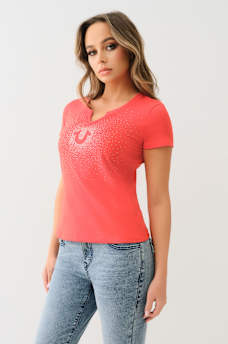 ALLOVER CRYSTAL HORSESHOE TEE, image 4