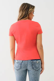 ALLOVER CRYSTAL HORSESHOE TEE, image 5