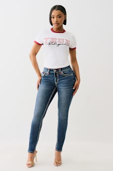 CRYSTAL RINGER BABY TEE, image 2