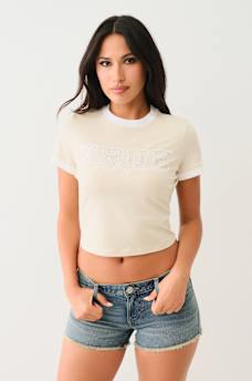 CRYSTAL RINGER BABY TEE, image 4