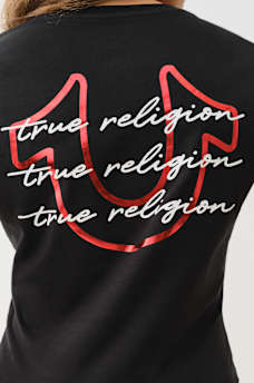 TRI LOGO NOTCH BABY TEE, image 1