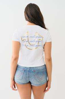 TRI LOGO NOTCH BABY TEE, image 6