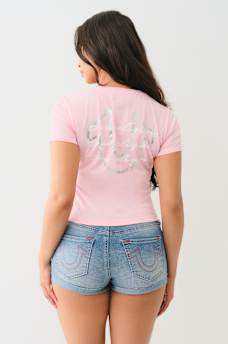 TRI LOGO NOTCH BABY TEE, image 5