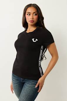 TRUE RELIGION TAPING TEE, image 1