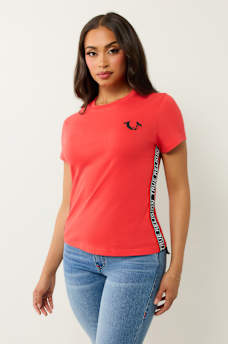 TRUE RELIGION TAPING TEE, image 1